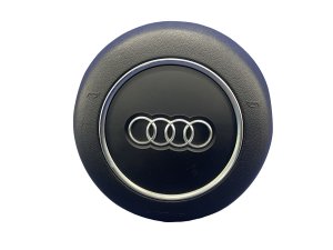 2012-2018 Audi A6 Black 3-Spoke Sport Steering Wheel Air Bag - Front (Used OEM)