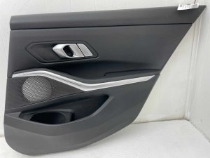 2021-2025 BMW M3 Black Door Interior Trim Panel - Rear, Right (Passenger) (Used OEM)