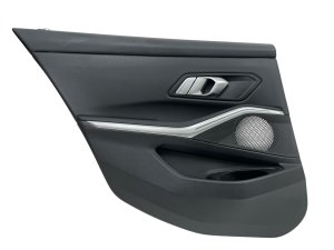 2021-2025 BMW M3 Black Door Interior Trim Panel - Rear, Left (Driver) (Used OEM)