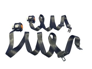 2012-2018 Audi A6 Black Seat Belt Retractor Assembly Set - Rear, Right (Passenger) (Used OEM)