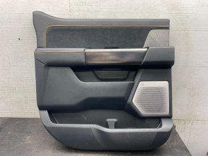 2021-2025 Ford F-150 Black Door Interior Trim Panel - Rear, Left (Driver) (Used OEM)