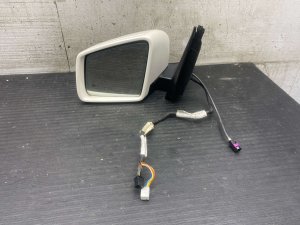 2012-2015 Mercedes-Benz ML350 White Power Memory Blind Spot Door/Side View Mirror with Camera - Front, Left (Driver) (Used OEM)