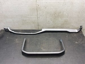 2022-2025 Ford F-150 Lightning Gray Dash End Cap Trim Panel Set - Front (Used OEM)
