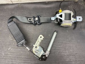 2021-2025 Ford F-150 Beige Seat Belt Assembly with Pretensioner - Front (Used OEM)