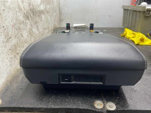 2021-2025 Ford F-150 Black Center Console Armrest Storage Compartment Lid Cover - Front (Used OEM)