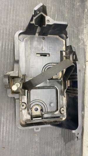 2021-2025 Ford F-150 Battery Tray and Tie Down Bracket - Front (Used OEM)