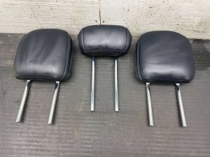 2022-2024 Ford F-150 Lightning Black Seat Headrest Set - Rear, Right (Passenger) (Used OEM)