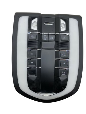 2011-2018 Porsche Cayenne Overhead Console with Reading Dome Light - Front (Used OEM)