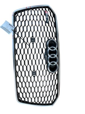 2015-2018 Audi RS7 Black Upper Center Grille Trim - Front (Used OEM)