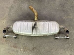 2021-2026 Cadillac XT4 Exhaust Muffler Pipe Silencer Assembly - Rear (Used OEM)