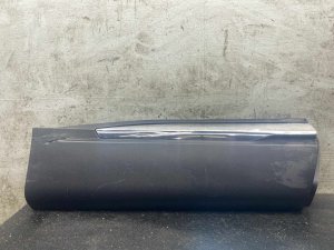 2024-2026 Buick Envision Black Lower Door Trim Molding with Chrome Strip - Rear (Used OEM)