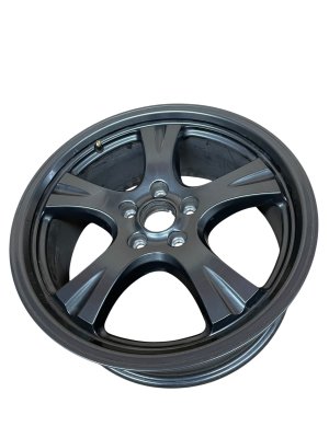 2023-2025 Subaru Solterra Black 18x7 5-Spoke Gray Alloy Wheel (Used OEM)
