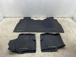 2022-2026 Ford F-150 Lightning Front and Rear All-Weather Rubber Floor Mat Set (Used OEM)