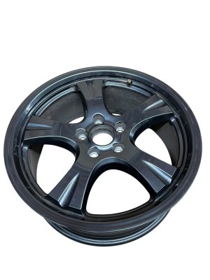 2023-2025 Subaru Solterra Black 18x7 5-Spoke Gray Alloy Wheel (Used OEM)
