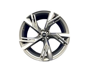 2021-2023 Audi RS6 Gray 22x10.5 5-Spoke Machined Gray Alloy Wheel (Used OEM)
