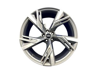 2021-2023 Audi RS6 Gray 22x10.5 5-Spoke Machined Gray Alloy Wheel (Used OEM)