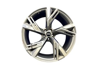2021-2023 Audi RS6 Gray 22x10.5 5-Spoke Machined Gray Alloy Wheel (Used OEM)