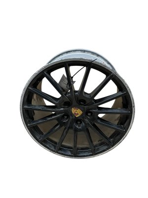 2010-2016 Porsche Panamera Black 20x11.5 15-Spoke Alloy Wheel - Rear (Used OEM)