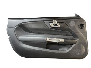 2024-2025 Ford Mustang Black Door Interior Trim Panel - Front, Left (Driver) (Used OEM)