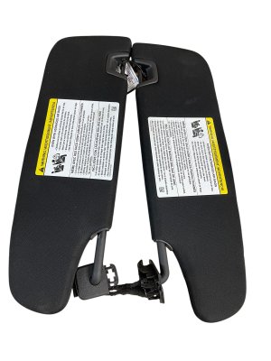 2024-2025 Ford Mustang Black Sun Visor Set (Used OEM)