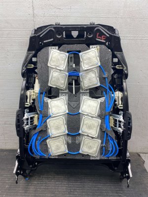 2020-2026 BMW X6 Upper Seat Track Frame with Lumbar Support - Front, Left (Driver) (Used OEM)
