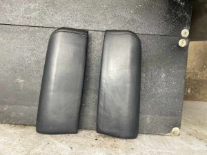 2020-2023 BMW X6 Black Center Console Lid Armrest Cover Trim Panel Set (Used OEM)