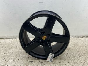 2016-2018 Porsche Cayenne Black 21x10 5-Spoke Machined Black Aluminum Alloy Wheel (Used OEM)