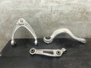2020-2025 Lincoln Aviator Upper and Lower Suspension Control Arm Set - Front, Left (Driver) (Used OEM)