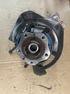 2018-2025 Audi S5 Spindle Knuckle Hub and Bearing Assembly - Rear, Right (Passenger) (Used OEM)
