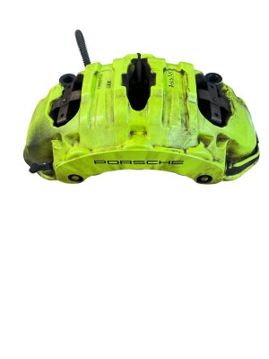 2011-2018 Porsche Cayenne Green Disc Brake Caliper - Front, Left (Driver) (Used OEM)