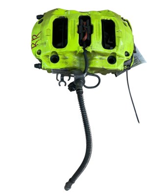 2011-2016 Porsche Panamera Green Disc Brake Caliper - Rear, Right (Passenger) (Used OEM)