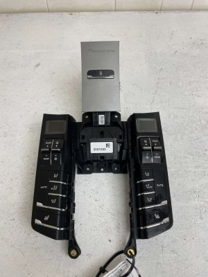 2010-2016 Porsche Panamera Temperature Control Panel - Rear (Used OEM)