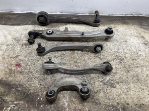 2006-2019 Bentley Flying Spur Upper and Lower Suspension Control Arm Set - Front, Right (Passenger) (Used OEM)