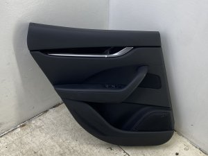 2017-2024 Maserati Levante Black Door Interior Trim Panel - Rear, Left (Driver) (Used OEM)