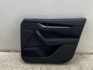 2017-2024 Maserati Levante Black Door Interior Trim Panel - Front, Right (Passenger) (Used OEM)