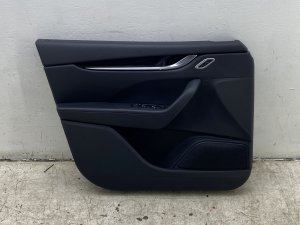 2017-2024 Maserati Levante Black Door Interior Trim Panel - Front, Left (Driver) (Used OEM)