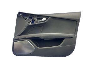2013-2018 Audi S7 Black Door Interior Trim Panel - Front, Right (Passenger) (Used OEM)