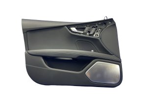 2013-2018 Audi S7 Black Door Interior Trim Panel - Front, Left (Driver) (Used OEM)