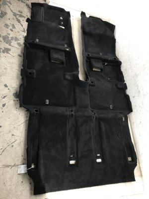 2017-2020 Jaguar F-Pace Cabin Floor Carpet Liner with Insulation (Used OEM)