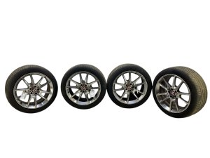 2011-2018 Bentley Continental Silver 20x9.5 5-Twin-Spoke Polished Aluminum Wheel (Used OEM)