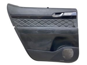 2020-2022 Hyundai Palisade Black Door Interior Trim Panel with Sunshade - Rear, Left (Driver) (Used OEM)