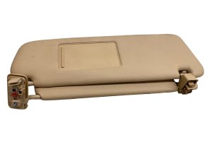 2011-2018 Porsche Cayenne Beige Dual Illuminated Sun Visor - Front, Right (Passenger) (Used OEM)