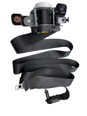 2020-2025 Hyundai Palisade Black Second Row Seat Belt Assembly - Rear, Left (Driver) (Used OEM)