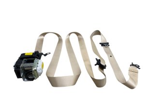 2019-2025 BMW X7 Beige Seat Belt Assembly with Pretensioner - Front, Right (Passenger) (Used OEM)