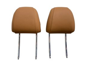 2019-2023 BMW X6 Tan Multi-Contour Headrest without Ventilation - Front, Right (Passenger) (Used OEM)