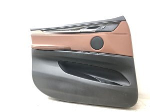 2014-2019 BMW X6 Brown Door Interior Trim Panel - Front, Left (Driver) (Used OEM)
