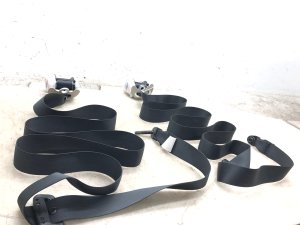 2011-2013 INFINITI QX56 Black 2nd Row Bucket Seat Belt Assembly Set - Rear, Left (Driver) (Used OEM)