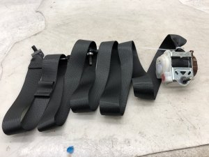 2015-2020 Ford F-150 Black Non-Inflatable Seat Belt Assembly - Rear, Right (Passenger) (Used OEM)
