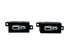 2021-2026 Chrysler Pacifica Quarter Trim Dual USB Port Hub Set - Rear (Used OEM)