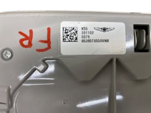 2021-2025 Genesis GV80 Beige Overhead Vanity Mirror Courtesy Lamp (Used OEM)